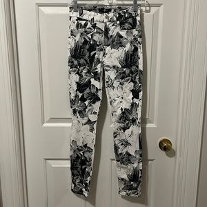 7 For All Man Kind High Rise Skinny Jeans